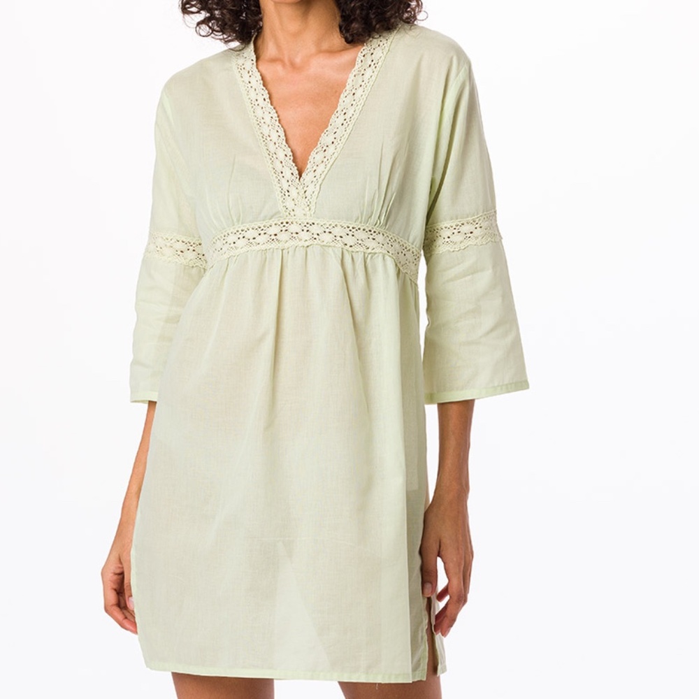 Suvi NYC. Women's short-sleeve summer dress. 100% quality Turkish cotton. 